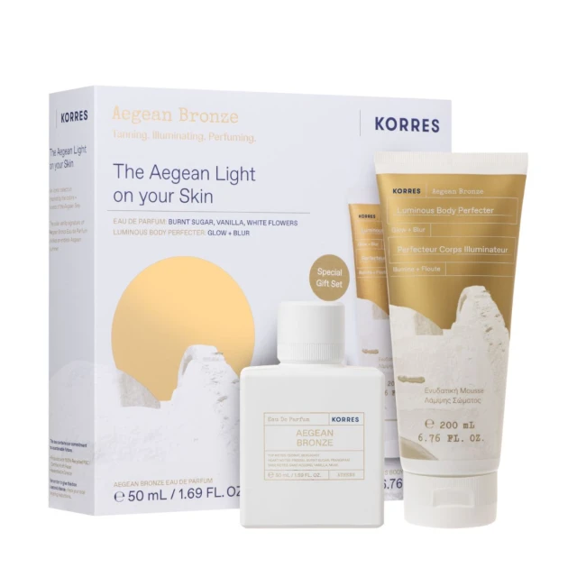 Korres Set Aegean Bronze Light On Your Skin EDP 50ml & Body Perfecter 200ml