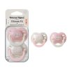 Tommee Tippee Ultimate Fit Baby Soother 2 in 1 Pack – Girl (0-6 Months)