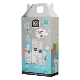 Pharmalead Baby Care Shampoo+Bath & Nappy Cream & Milk Cream (Special Offer), Pack, 500ml+150ml+20ml