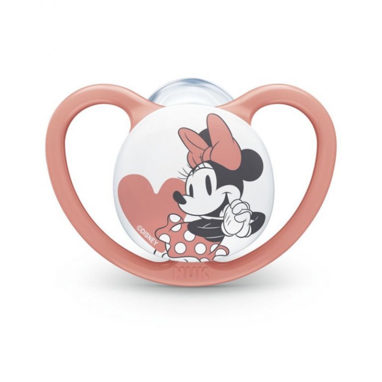 Nuk Space Πιπίλα Σιλικόνης (18-36m) Disney Baby Mickey & Minnie