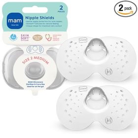 MAM Nipple Shields for Breastfeeding Medium 20mm 2 Pack