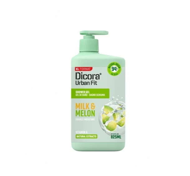 Dicora Αφρόλουτρο Γαλάκτωμα & Πεπόνι - 825ml