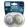 Σετ 2 Ορθοδοντικά Ultra Air Nighttime Philips Avent 0-6M