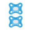 MAM BABY - MAM Comfort™ SOFT πιπίλα ΣΙΛΙΚΟΝΗΣ 100% 0-3M ΜΠΛΕ (2ΤΜΧ)