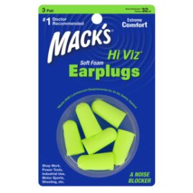 Hi Viz* Soft Foam Ear Plugs
