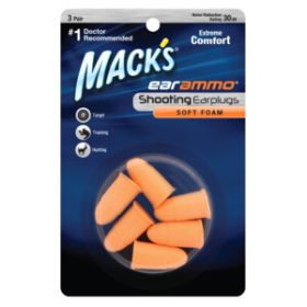 Shooting Ear Ammo® Soft Foam Ear Plugs