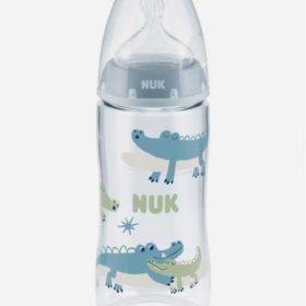 Nuk PA-Flasche First Choice Plus 300 ml + Silikon-Sauger Gr. M - Temperature Control