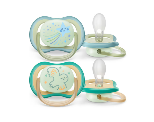 Philips Avent Ultra Air Nighttime Soother 0-6 months 2 pack - Image 2