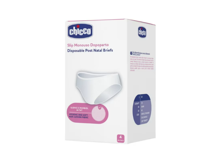 Chicco Σλιπ Μίας Χρήσης για Μετά τον Τοκετό 4 μονάδες