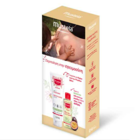 Mustela Maternity Stretch Marks Set με Prevention Cream Κρέμα Πρόληψης Ραγάδων 250ml & Δώρο Λάδι Πρόληψης Ραγάδων 105ml