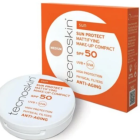 Tecnoskin Sun Protect Compact Make-Up Spf50 Αντηλιακή Πούδρα Προσώπου light