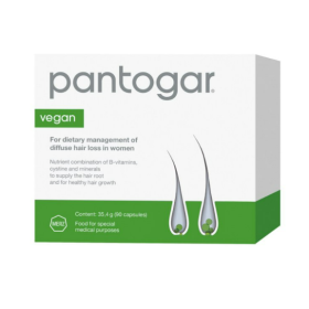 Pantogar, 90 Vegan Capsules, For Diffuse Hair Loss