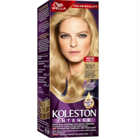 Wella Koleston Intense Hair Color 309/1 (Special Light Ash Blonde) |Nourishing formula helps maintain smooth, shiny, and healthy hair.