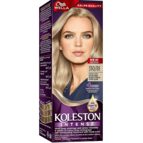 Wella Koleston Intense Hair Color 310/81 Ultra-Light Ash Blonde | Cool, Bright, Long-Lasting Hair Dye for Radiant Color