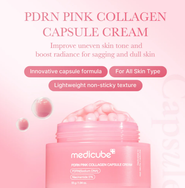 Medicube PDRN Pink Collagen Capsule Cream 55g - Image 2