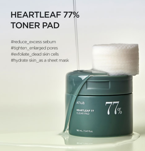 Anua Heartleaf 77 Clearpad 160ml - Image 2