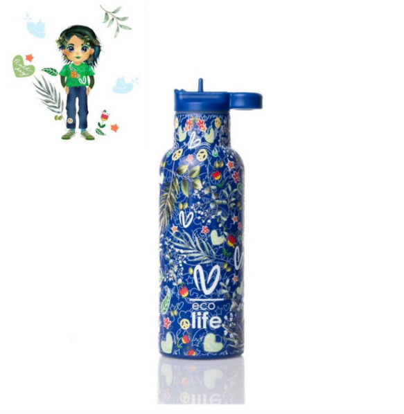 Ecolife x Vasiliki Blue 500ml