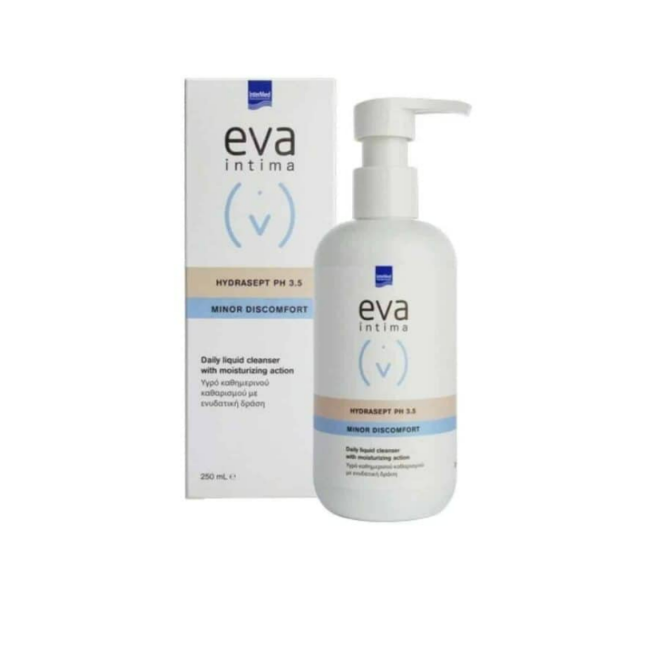 Intermed Eva Intima Hydrasept pH 3.5 Minor Discomfort Wash 250 ml