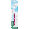 GUM Dual Action Tongue Cleaner Brush/Scraper