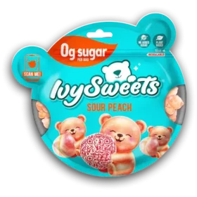 Ivysweets Sour Peach Gummies 50g