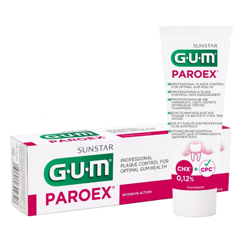 GUM Paroex Intensive Action Toothpaste 0.12% 75ml