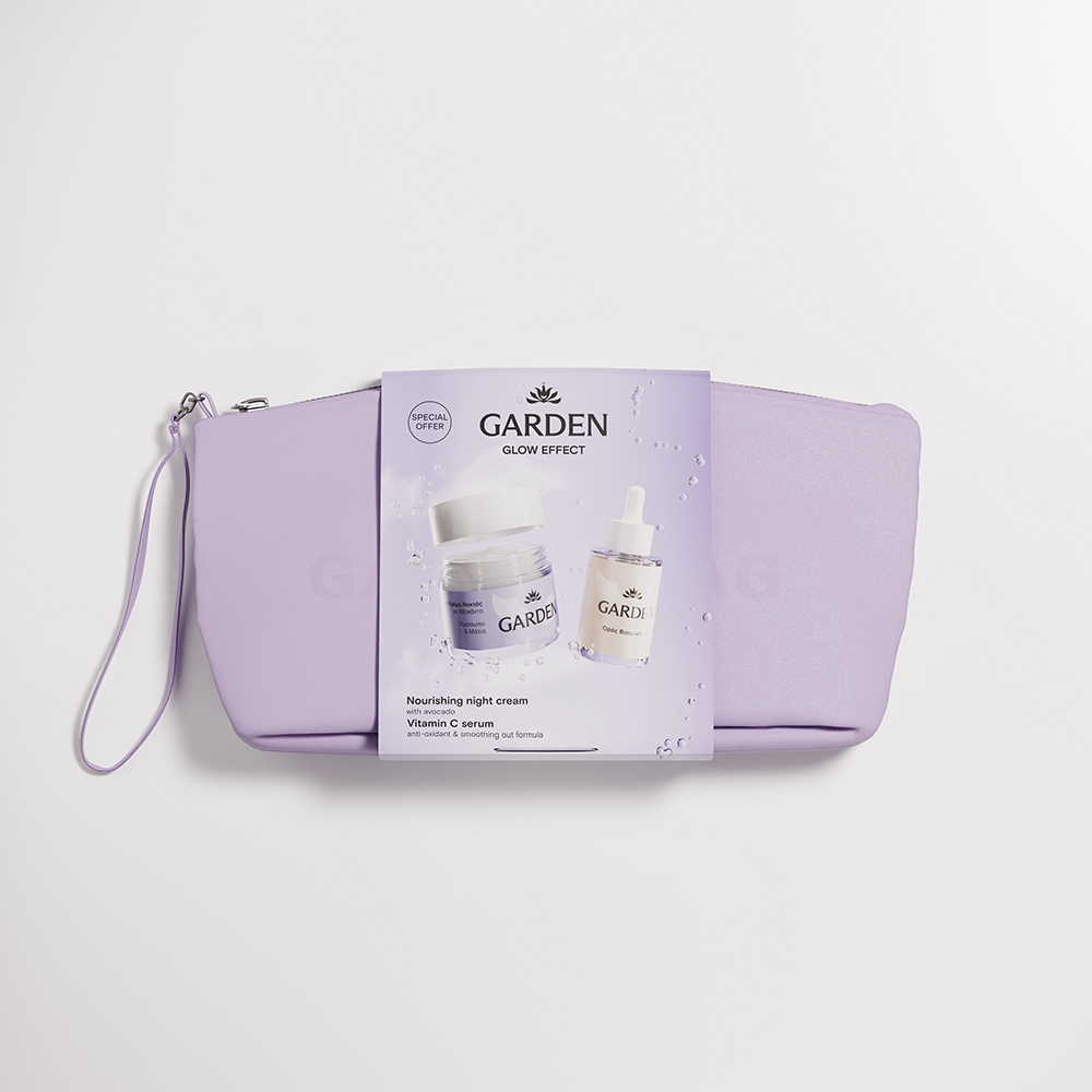 GARDEN Glow effect nourishing cream 50ml + vitamin C serum 30ml