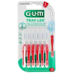 GUM TRAV-LER REUSABLE INTERDENTAL BRUSH