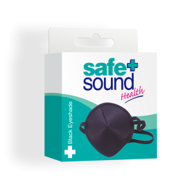 Safe and sound Black Fabric Eyeshade