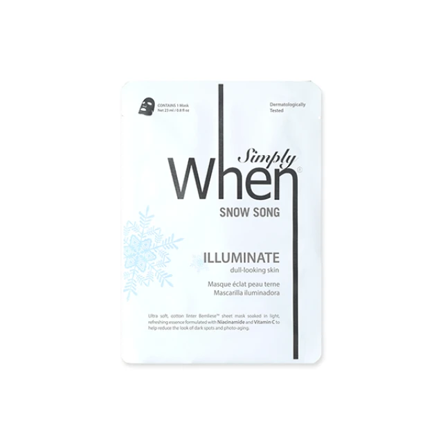 Simply When Snow Song Illuminate Mask 23ml