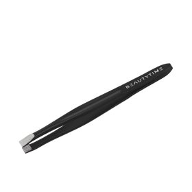 BEAUTYTIME Flat tweezers gunmental finish