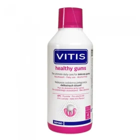 Vitis Healthy gums gingival στοματικό διάλυμα για την περιποίηση των ευαίσθητων ούλων 500 ml