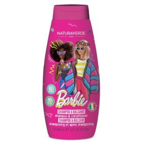 Naturaverde Barbie Σαμπουάν & Βάλσαμο Μαλλιών – Φόρμουλα 2 σε 1 για Παιδιά - 300ml