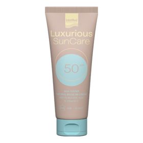 InterMed Luxurious SunCare Αντηλιακή Κρέμα Προσώπου SPF50 με Χρώμα Natural Beige 75ml