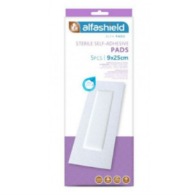 Alfashield alfa pads 9x25cm (5pcs)