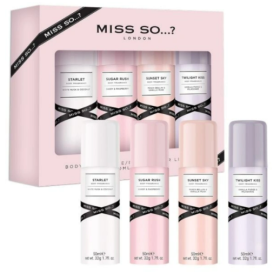 Miss So…? body fragrance gift set 4 x 50ml