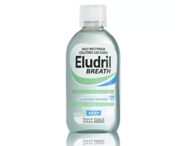 Eludril Breath Καθημερινό στοματικό διάλυμα αναπνοής για την κακοσμία του στόματος 500ml