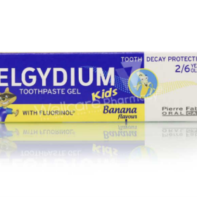 Elgydium Kids Toothpaste Gel Banana Flavour 2 To 6years 50ml