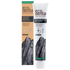 Eco Denta Certified organic whitening toothpaste with charcoal 75 ml