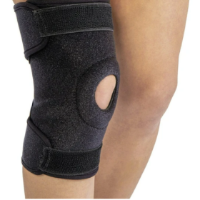 Anatomic Help Neoprene Knee Support Open Patela One Size Κωδ 0555 Μαύρο 1 Τεμάχιο