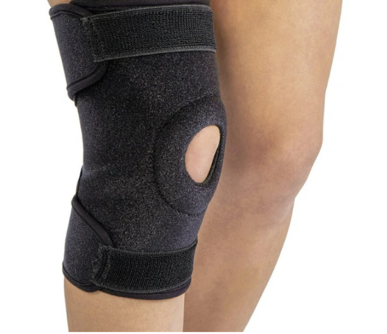 Anatomic Help Neoprene Knee Support Open Patela One Size Κωδ 0555 Μαύρο 1 Τεμάχιο