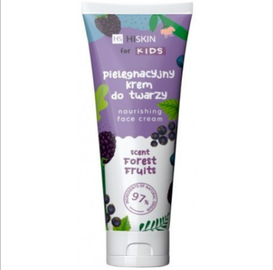 HISKIN Caring face cream forest fruits for children