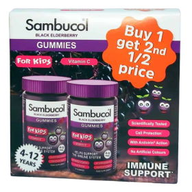 Sambucol Gummies For Kids Buy 1 and get the 2nd 1/2 price