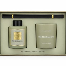 ANKOR ΣΕΤ 50mL αρωματικού χώρου και κερί Mediterranean