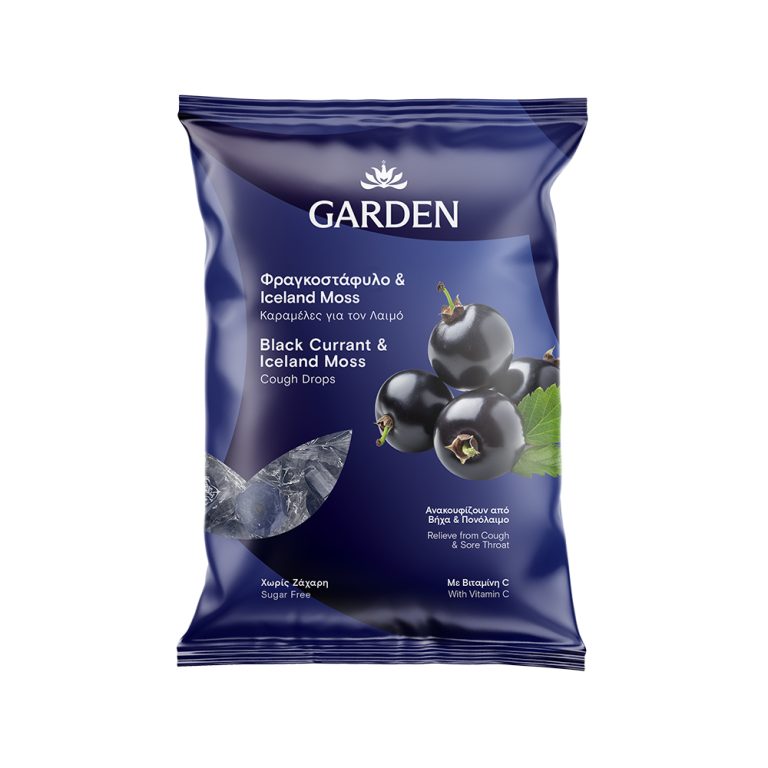 GARDEN Καραμέλες Λαιμού Φραγκοστάφυλο & Iceland Moss 60g