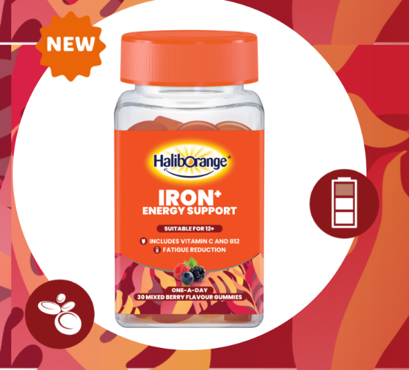 HalibOrange Iron+ Energy Support