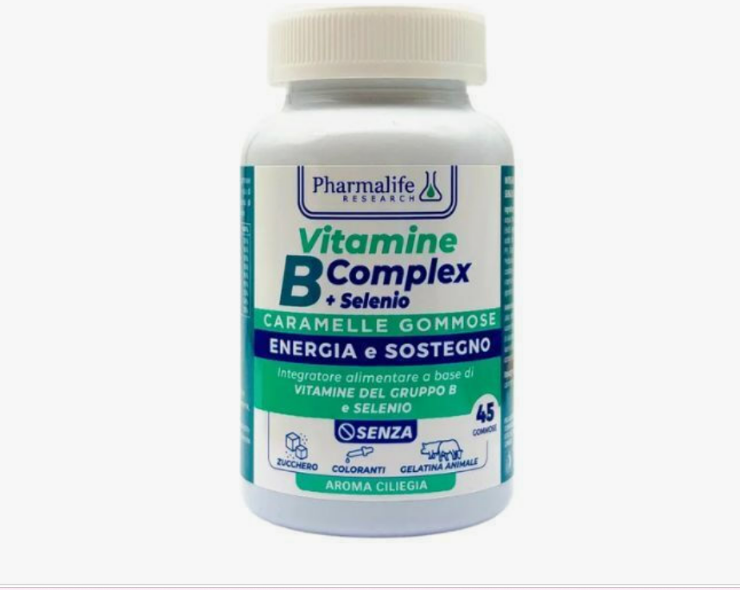 Pharmalife B-Complex + Selenium 45 Ζελεδάκια